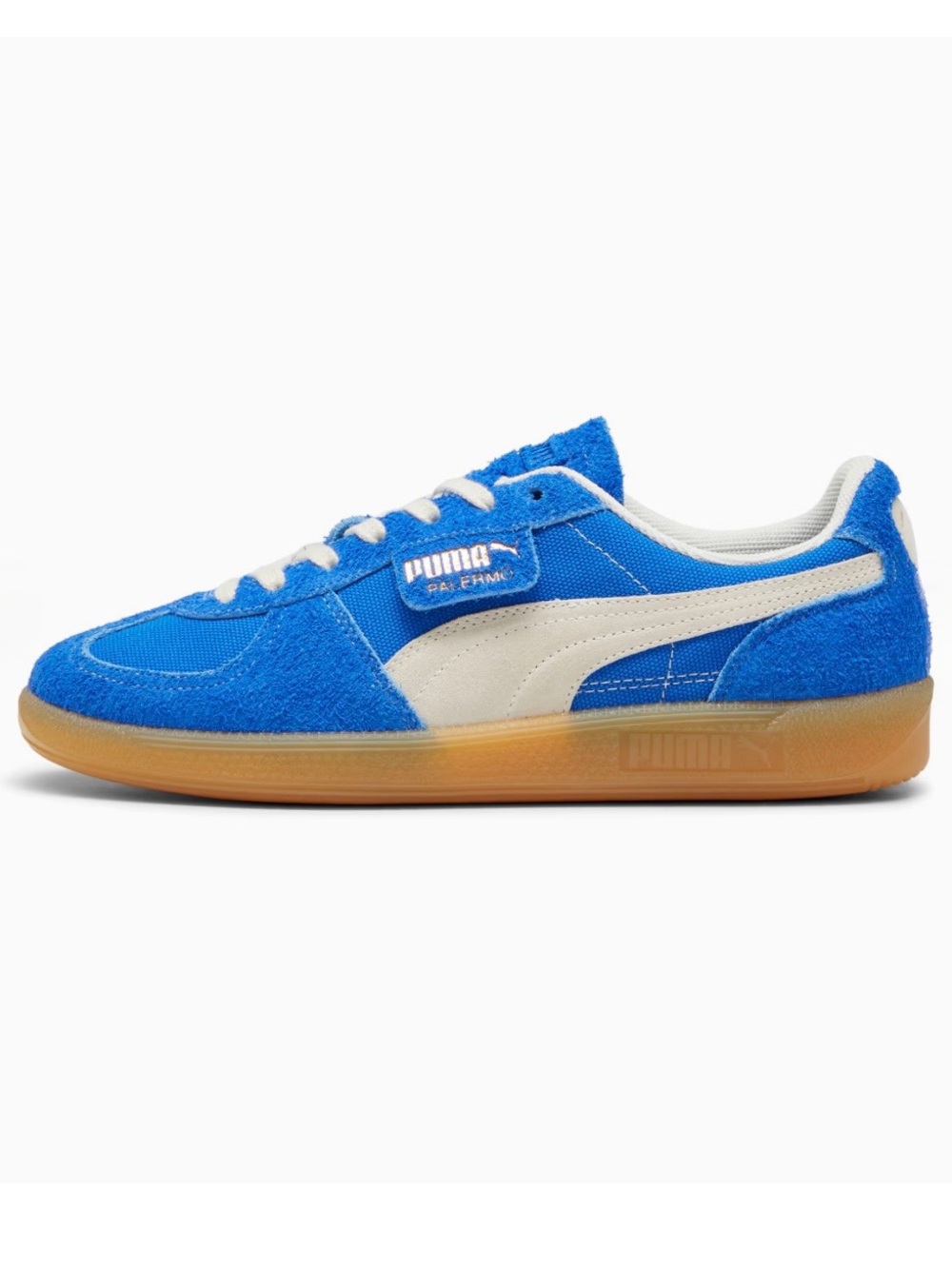Puma Palermo Vintage Sneakers in Hyperlink Blue-Frosted Ivory